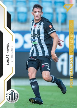 Lukas Havel Ceske Budejovice SportZoo FORTUNA:LIGA 2020/21 Gold Limited /99 #171